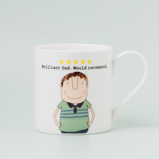 Rosie Made a Thing - Boxed Bone China Mug - Five Star Dad