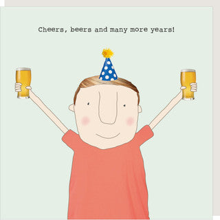 Rosie Made A Thing - Card - Happy Birthday - Cheers & Beers