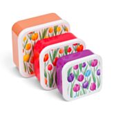 Tulip Lunch Boxes - Set of 3 - Small, Medium & Large