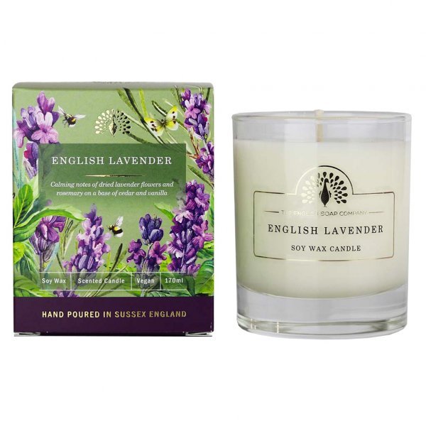 The English Soap Company - English Lavender Candle (170ml)