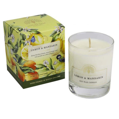 The English Soap Company - Lemon & Mandarin Candle (170ml)