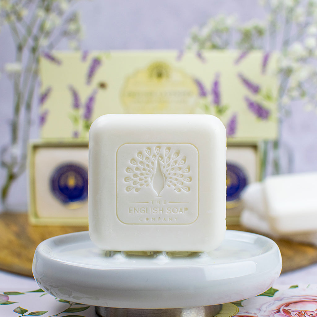 The English Soap Company - English Lavender Soap Gift Set (3x100g)