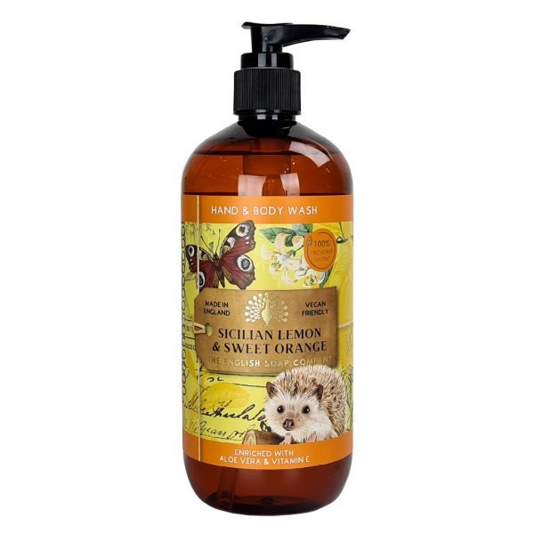 The English Soap Company - Anniversary Collection - Sicilian Lemon Hand & Body Wash (500ml)