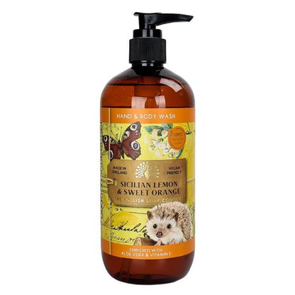 The English Soap Company - Anniversary Collection - Sicilian Lemon Hand & Body Wash (500ml)