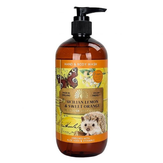 The English Soap Company - Anniversary Collection - Sicilian Lemon Hand & Body Wash (500ml)